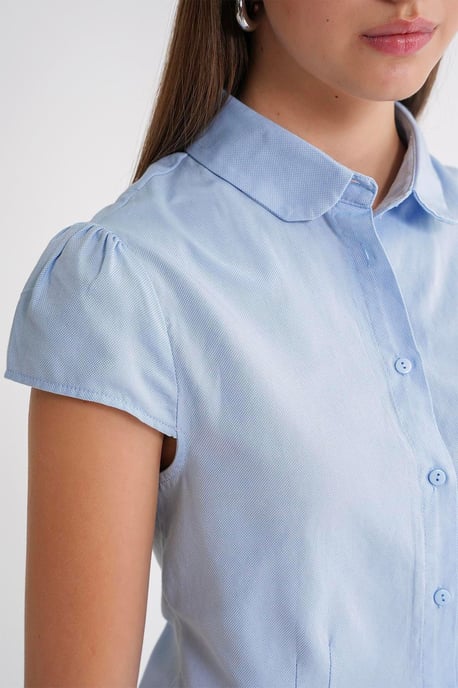 Slim Fit Poplin Shirt - Image 5