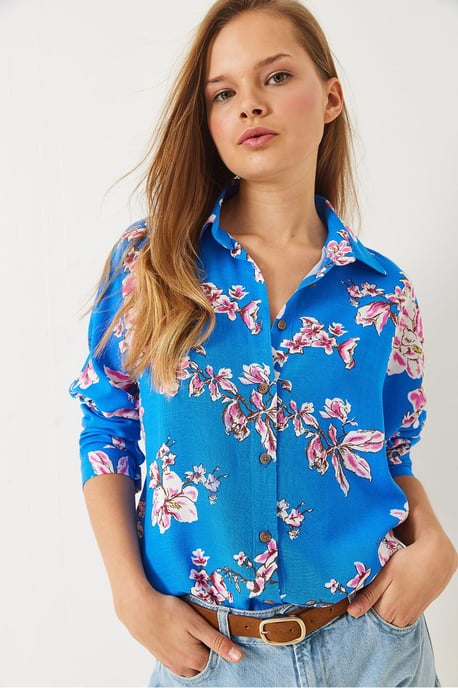 Overmaatse Poplin Shirt met Knopsluiting - Image 2