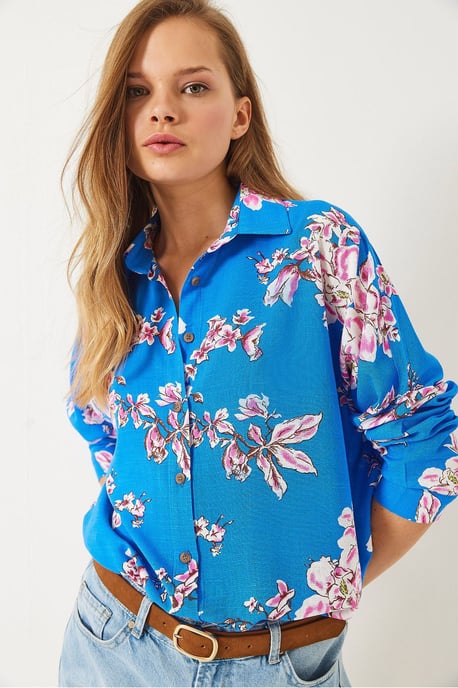 Overmaatse Poplin Shirt met Knopsluiting - Image 3