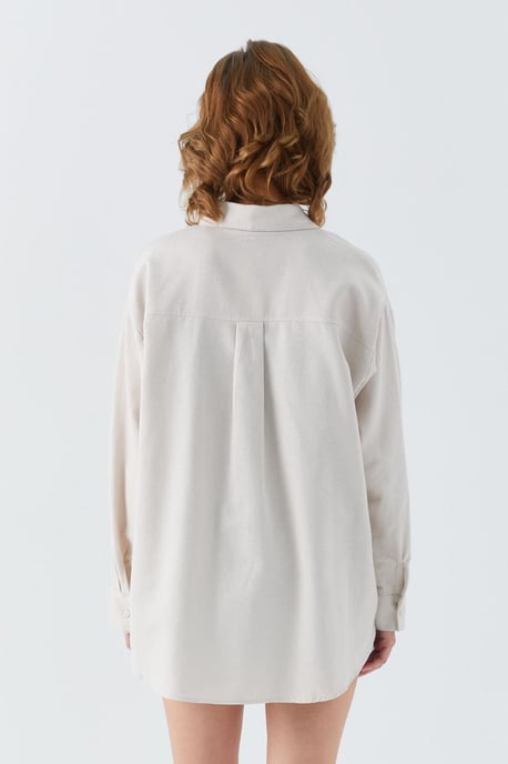 Överdimensionerad Poplin Skjorta - Image 6