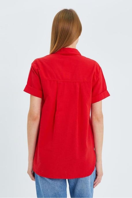 Korte Mouwen Shirt met Zakken - Image 6