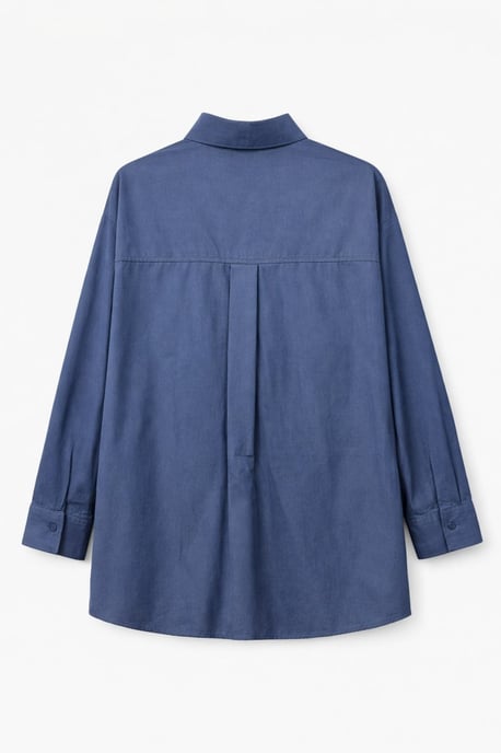 Langnekkig Katoenen Shirt - Image 3