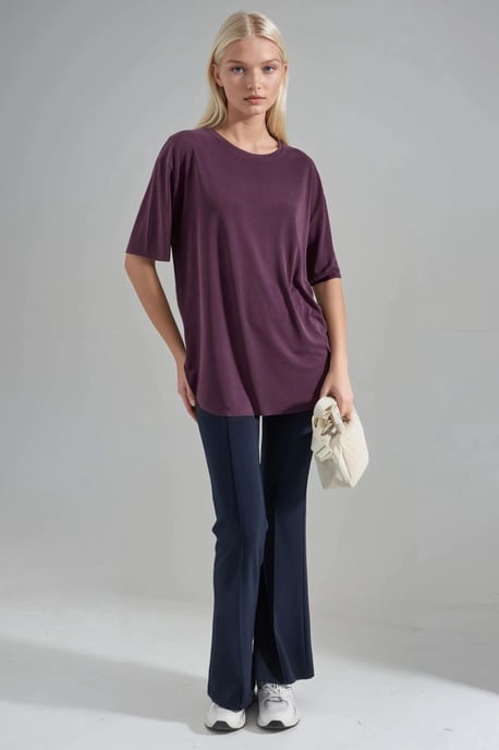Loose Fit Crew Neck T-Shirt - Image 4