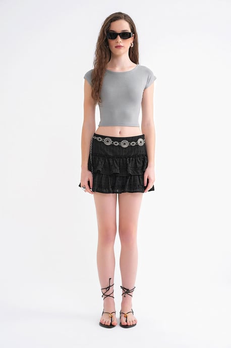 Slim Fit Crop T-shirt - Image 6