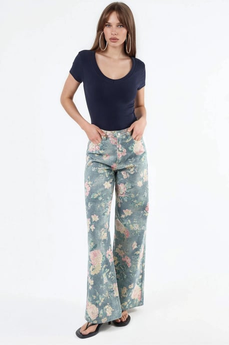 Elastische V-hals Korte Mouw T-Shirt - Image 5