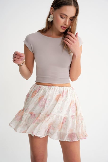 Slim Fit Crop T-shirt - Image 3