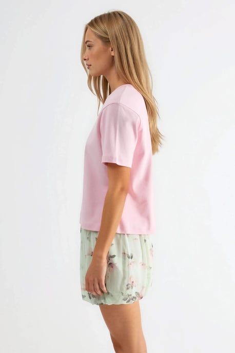 Ronde Hals Katoenen T-Shirt - Image 3