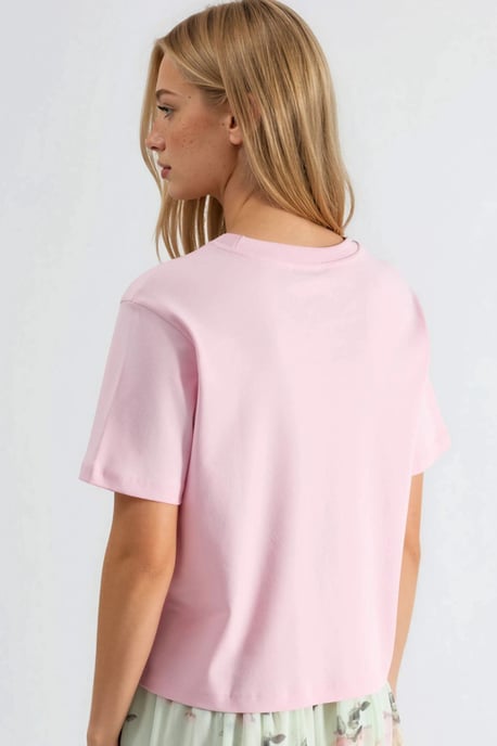 Ronde Hals Katoenen T-Shirt - Image 4