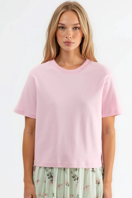 Ronde Hals Katoenen T-Shirt - Image 5