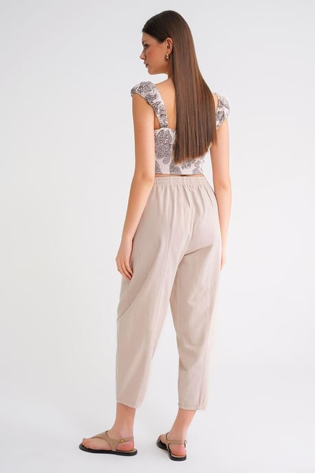 Katoenen Joggingbroek met Touwtjes in de Taille - Image 4