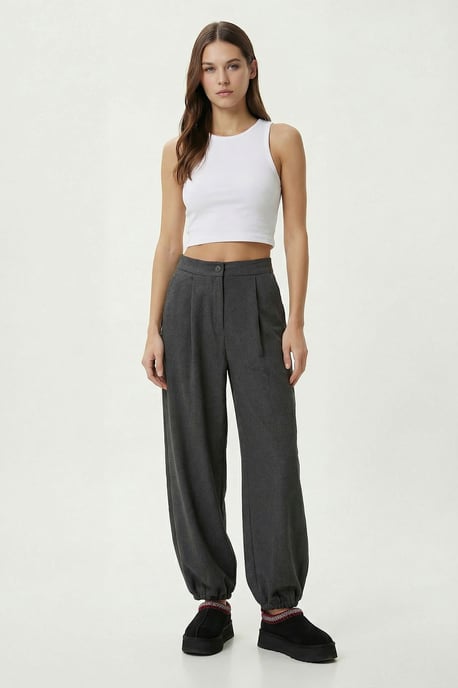 Hoge Taille Plissé Salwar Broek - Image 1