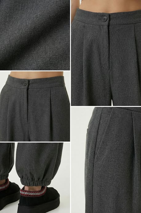 Hoge Taille Plissé Salwar Broek - Image 4
