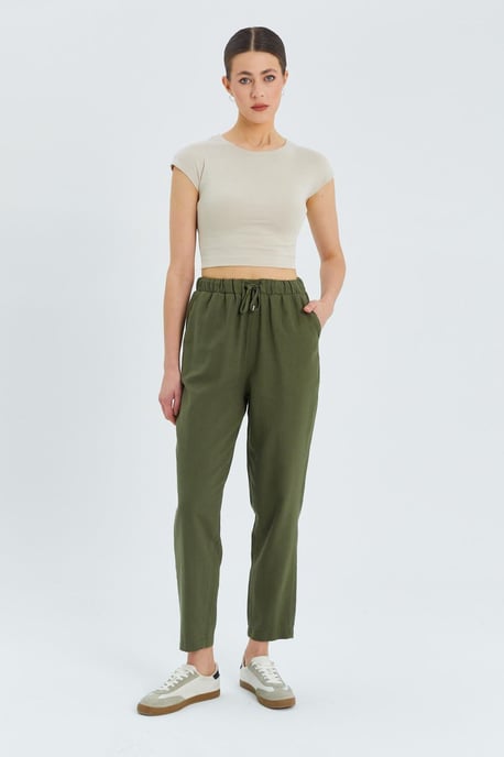 Hoge Taille Broek met Koord - Image 1
