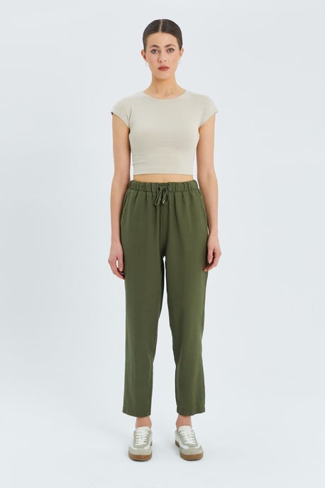Hoge Taille Broek met Koord - Image 2