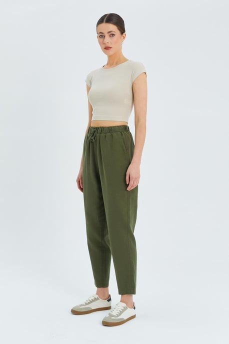 Hoge Taille Broek met Koord - Image 3