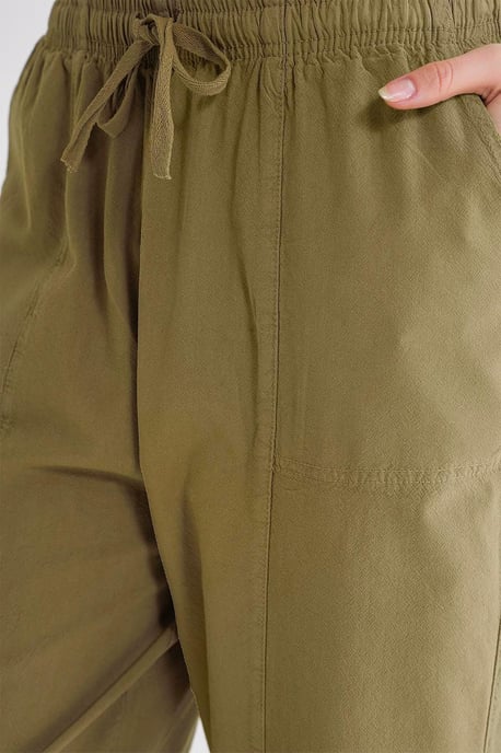 Cotton Jogger Pants with Drawstring Waist - Image 6