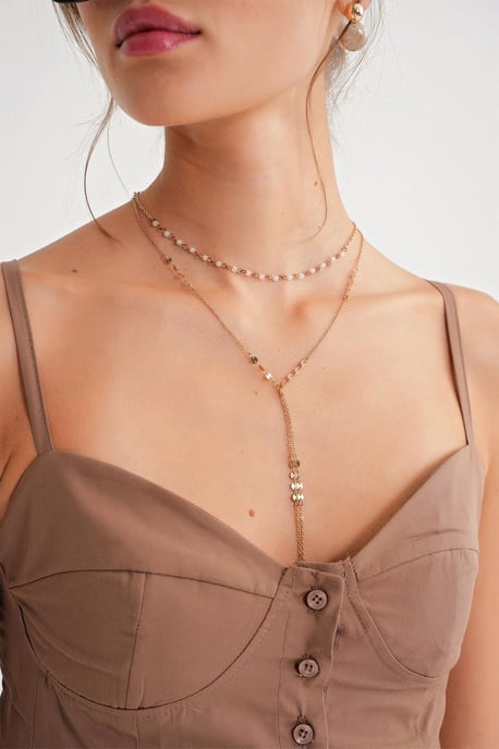 Söt hjärtan-halsknapp-fram Peplum Cami Top - Image 5