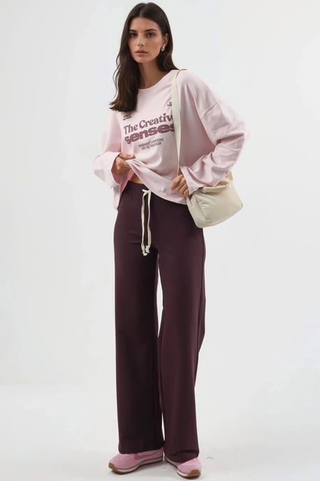 Straight Leg Sweatpants with Drawstring - Image 6