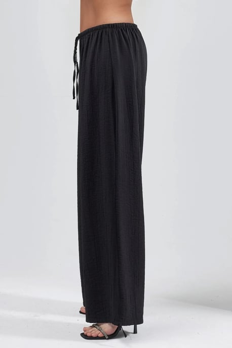 Elastic Waist Pants with Tie Detail - Image 5