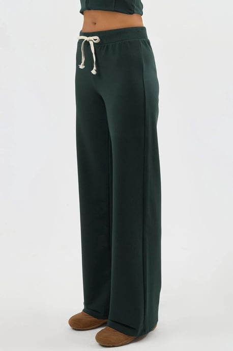 Straight Leg Sweatpants with Drawstring - Image 4