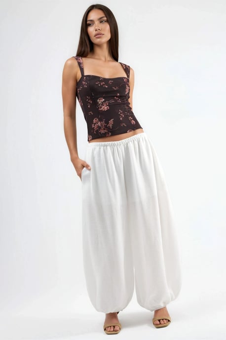 Low Waist Baggy Fit Jogger Pants - Image 2