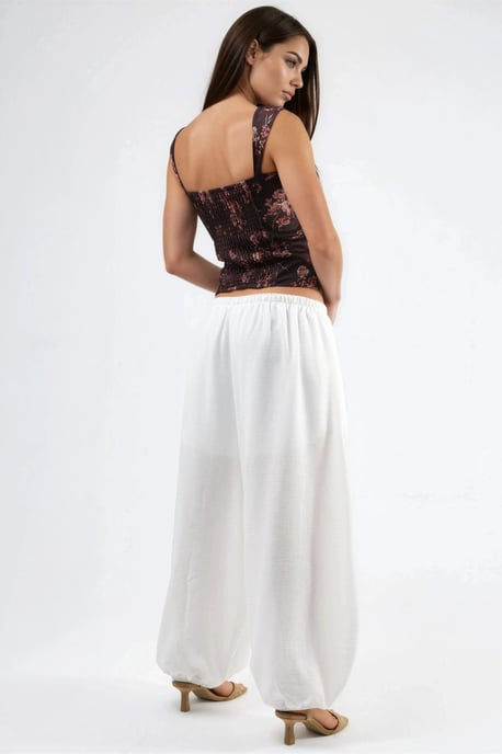 Low Waist Baggy Fit Jogger Pants - Image 4