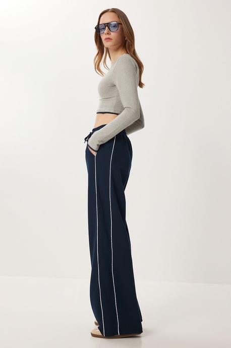 Regular Fit Katoenen Gebreide Sweatpants - Image 3