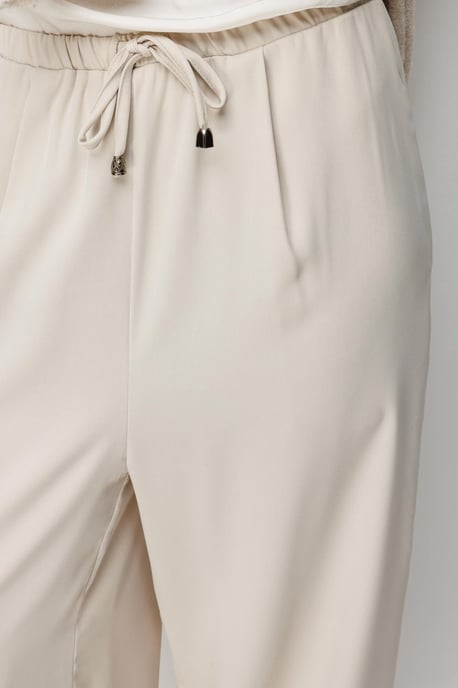 Textured Long Jogger Pants with Drawstring Waist and Pocket - Image 4