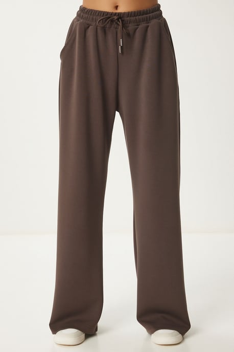 Wide Leg Drawstring Waist Sweatpants - Image 4