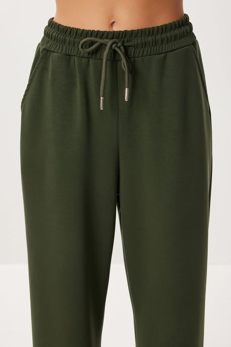 Wijde broek met trekkoord in de taille - Image 2