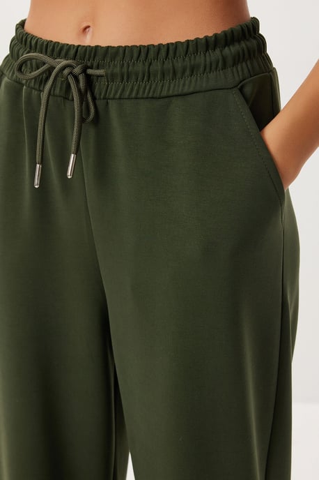 Wijde broek met trekkoord in de taille - Image 3