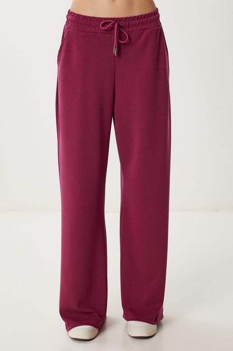Wide Leg Drawstring Waist Sweatpants - Image 4