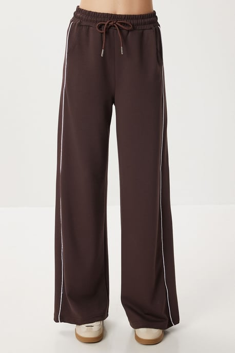 Reguliere Pasvorm Katoenen Gebreide Sweatpants - Image 4