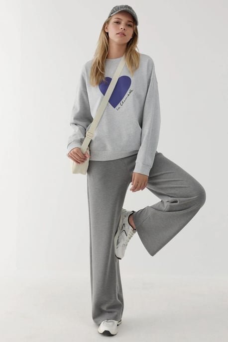 Zachte Modal Touch Brede Pijp Sweatpants - Image 6