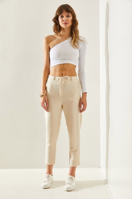 Enkelhoge Joggingbroek met Koordjes - Image 2