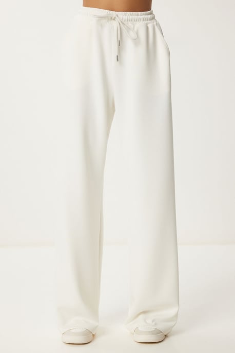 Wijde Pijpen Sweatpants met Touwtjes in de Taille - Image 5