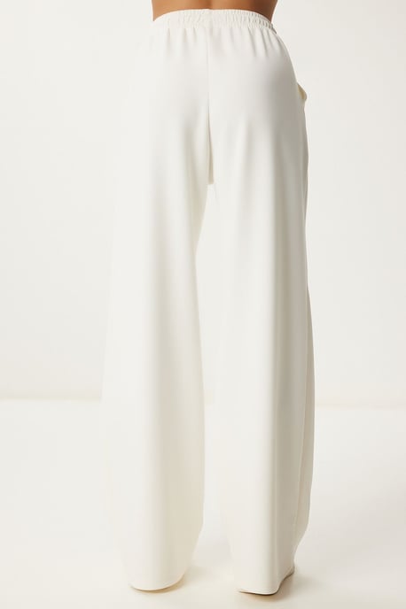 Wijde Pijpen Sweatpants met Touwtjes in de Taille - Image 6