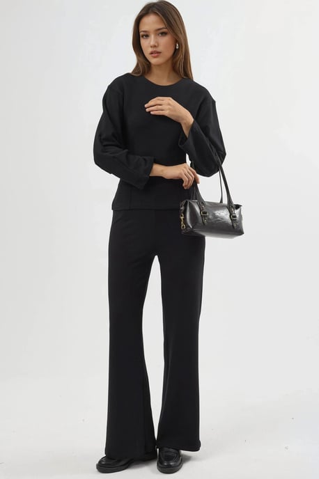 Hoge Taille Trek-On Rechte Broek - Image 2