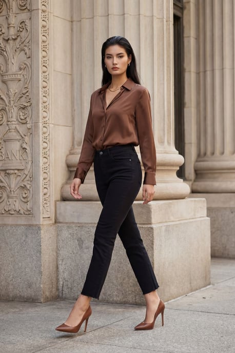 Hoge Taille Skinny Jeans - Image 1