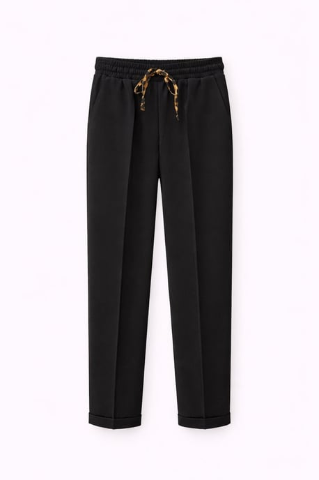 Elastische Taille Sigarettenpantalon - Image 1