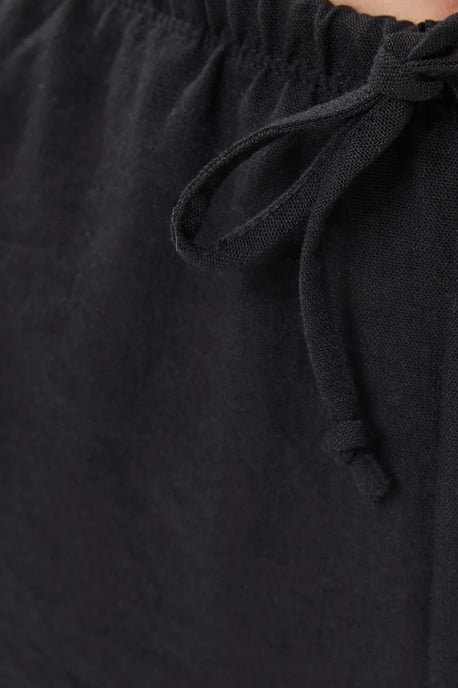 High-Waist Straight-Leg Trousers with Drawstring - Image 5