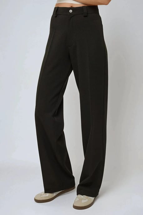Hoge Taille Rechte Pijpen Broek - Image 1