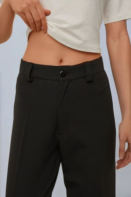 Hoge Taille Rechte Pijpen Broek - Image 4