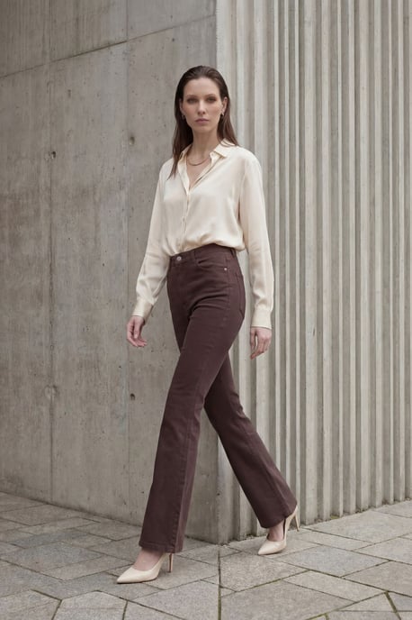 Hoge Taille Flared Jeansbroek - Image 2