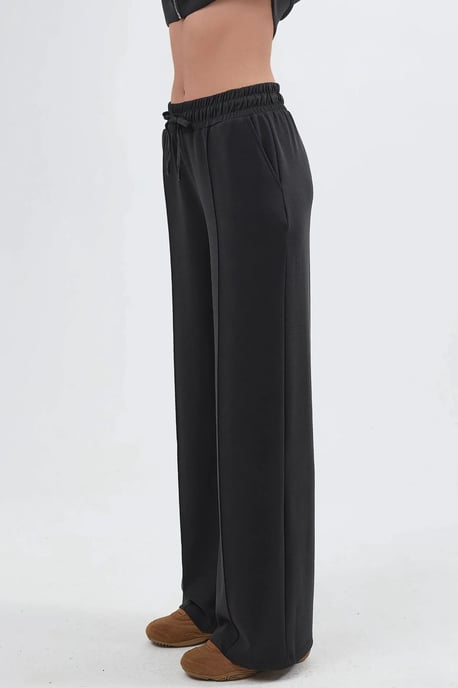 Elastic Waist Straight Leg Pants - Image 2