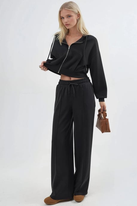Elastic Waist Straight Leg Pants - Image 5