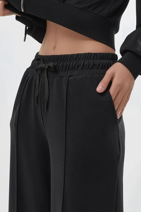 Elastic Waist Straight Leg Pants - Image 6