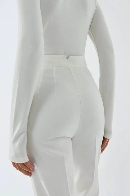 Premium Tailored Straight Leg Pant with Pocket Detail - Image 4