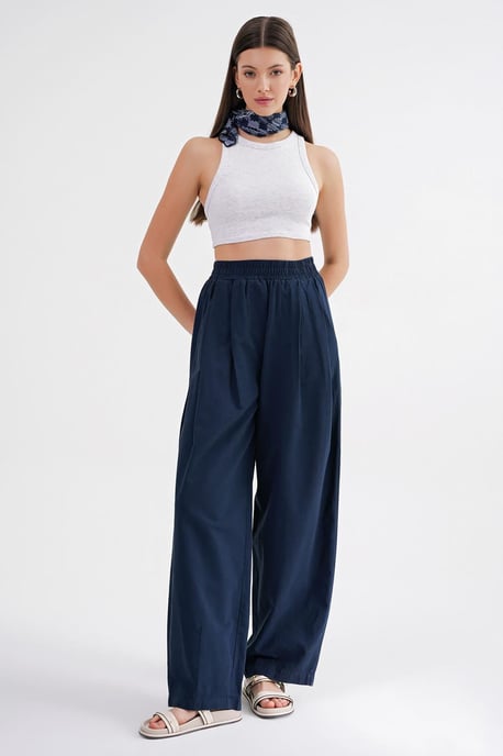 Straight Fit Linen Pants - Image 2