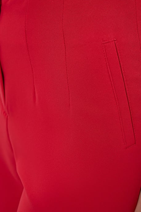 High Waist Carrot fit Trousers - Image 4